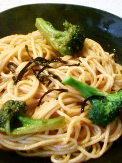 ブロッコリーと塩昆布のパスタ-レシピのメイン写真