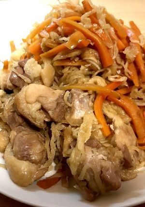 電子レンジで切り干し大根と鶏肉の煮物-レシピのメイン写真