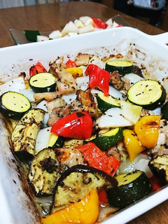鶏もも肉と野菜のマリネオーブン焼き-レシピのメイン写真