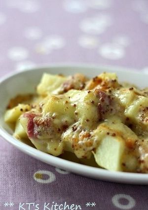 じゃがいもの粒マスタードチーズ焼き-レシピのメイン写真
