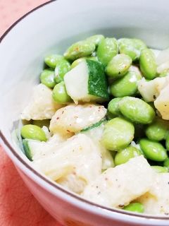 枝豆じゃがいもキュウリのサラダ♪-レシピのメイン写真