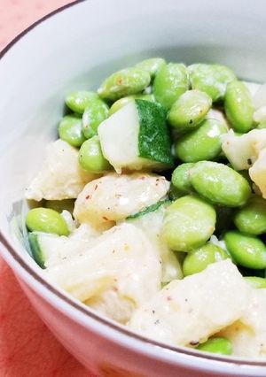 枝豆じゃがいもキュウリのサラダ♪-レシピのメイン写真