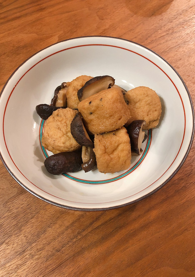 簡単♪がんもと椎茸の染み染み煮物-レシピのメイン写真