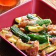 干しきゅうりと豚肉のピリ辛オイスター炒め