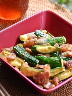干しきゅうりと豚肉のピリ辛オイスター炒め-レシピのメイン写真