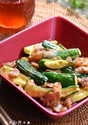 干しきゅうりと豚肉のピリ辛オイスター炒め-レシピのメイン写真