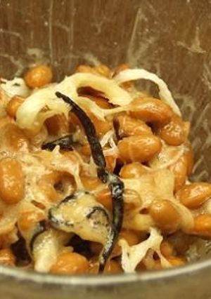 混ぜるだけ♪塩昆布＋さきいか納豆-レシピのメイン写真