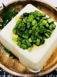 絶品ニラの簡単冷や奴・豆腐-レシピのメイン写真