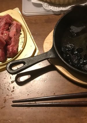 料亭気分。スキレットで和牛の鉄板焼き-レシピのメイン写真