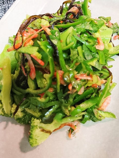 グリーン野菜と桜エビ和からし和え-レシピのメイン写真
