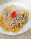 明太しらすチーズパスタ〜タラコ風味〜