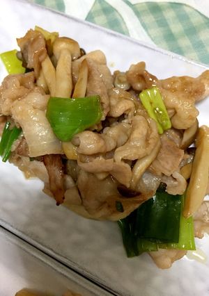 豚バラ肉のニンニク醤油炒め-レシピのメイン写真