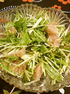 マグロと水菜のサラダ-レシピのメイン写真