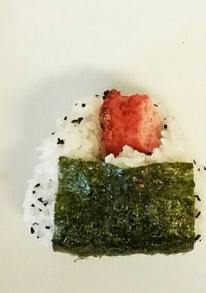明太子とごま塩のおにぎり-レシピのメイン写真