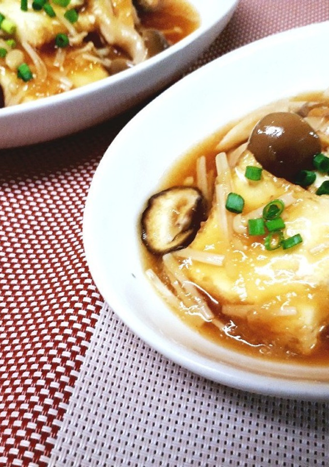 簡単~柔らか厚揚げときのこのおろし煮-レシピのメイン写真