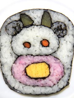かざり巻きずし(うし)-レシピのメイン写真