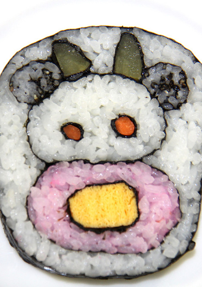 かざり巻きずし(うし)-レシピのメイン写真