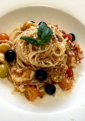 トマトの冷製パスタ-レシピのメイン写真