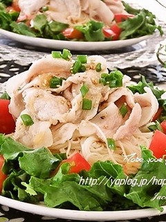 ランチに♪豚しゃぶのサラダ☆素麺-レシピのメイン写真