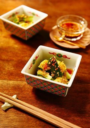 花椒ポン酢タレで★たたききゅうり和え-レシピのメイン写真