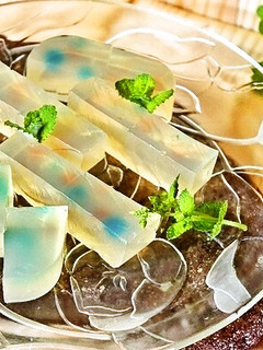 涼しさ倍増!?パステル水玉の寒天ゼリー☆-レシピのメイン写真