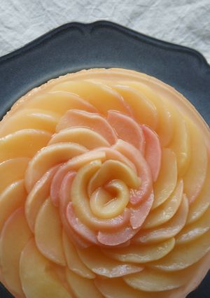 桃とヨーグルトのムースケーキ-レシピのメイン写真