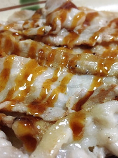 簡単☆焼き豚バラ肉オタフクソースかけ-レシピのメイン写真