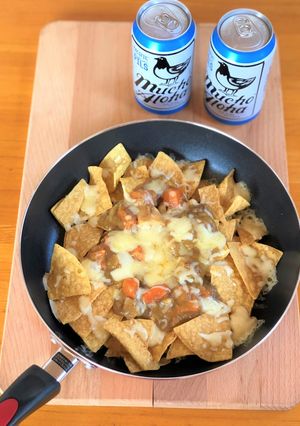 秒速おつまみ♪ チーズカレーナチョス-レシピのメイン写真