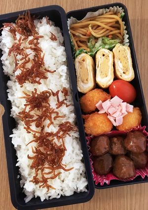 2018／8／8お弁当-レシピのメイン写真