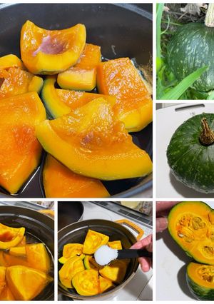 簡単　ミニカボチャ煮-レシピのメイン写真