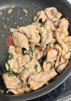 豚こま肉の梅しそ焼き-レシピのメイン写真