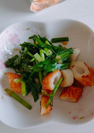 ちくわとニラの炒め物-レシピのメイン写真