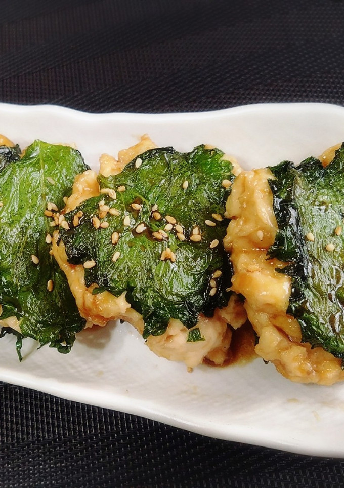＊鶏ひき肉と大葉のはんぺんふわふわ焼き＊-レシピのメイン写真
