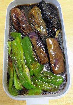 茄子とピーマンの揚げ浸し-レシピのメイン写真