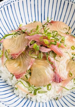 かんぱちの漬け丼-レシピのメイン写真