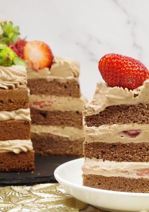 チョコレートショートケーキ-レシピのメイン写真