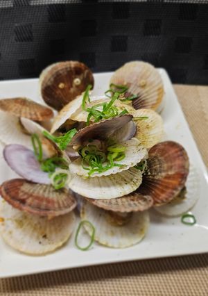 稚貝の酒蒸し（バター醤油風味）-レシピのメイン写真
