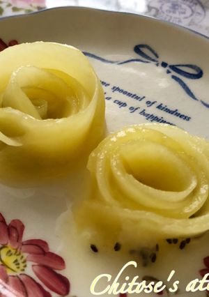 【キウイの飾り切り】キウイローズ🥝✨-レシピのメイン写真