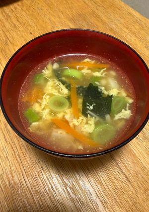味噌汁に飽きたら、なんか美味しいスープ-レシピのメイン写真