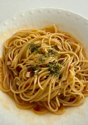 旨味凝縮！ワンパン・ペペロンチーノ-レシピのメイン写真