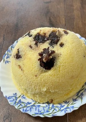 レンジで3分♪ たまご蒸しあんぱん-レシピのメイン写真