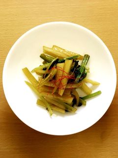 セロリのきんぴら-レシピのメイン写真