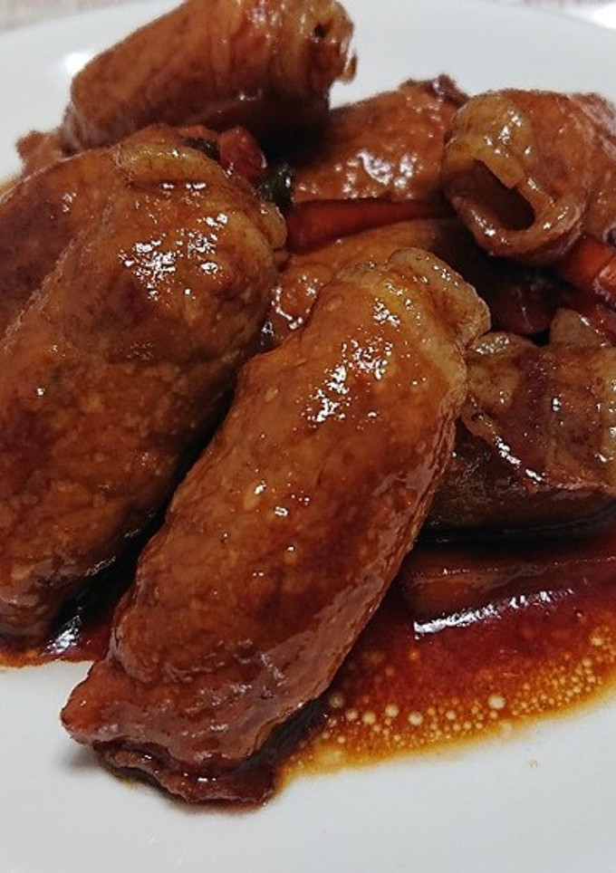 にんじんといんげんの照り焼き肉巻き-レシピのメイン写真