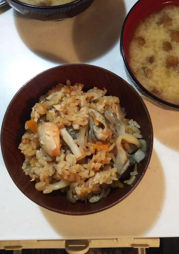 きのこづくしの炊き込みご飯-レシピのメイン写真