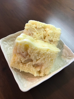 レンジで簡単!桃の蒸しパン-レシピのメイン写真