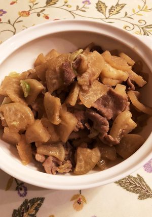コリコリで美味しい。豚バラ大根炒め-レシピのメイン写真