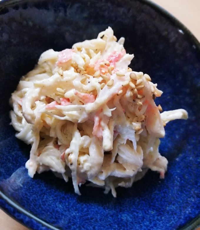 サラダチキンとカニかまのマヨサラダ＊ by Mieita 【クックパッド