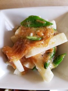 混ぜたら完成 5分でなめ茸と長芋の和え物-レシピのメイン写真