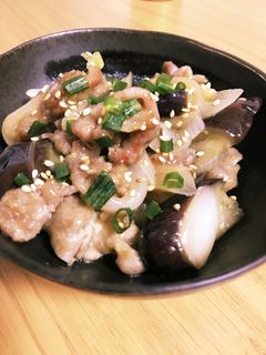 ご飯がススム〜♡豚こまナスの味噌炒め-レシピのメイン写真