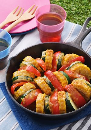 夏野菜の焼きバーニャカウダ-レシピのメイン写真